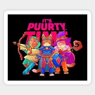 IT's PUURTY TIME ! Sticker